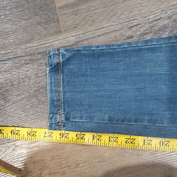 V Cristina Blue Skinny Jeans with Floral Embroidery - Picture 4 of 8